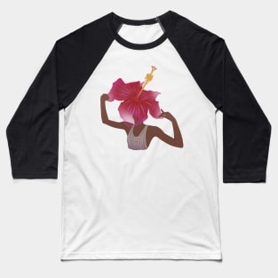 Hibiscus Baseball T-Shirt